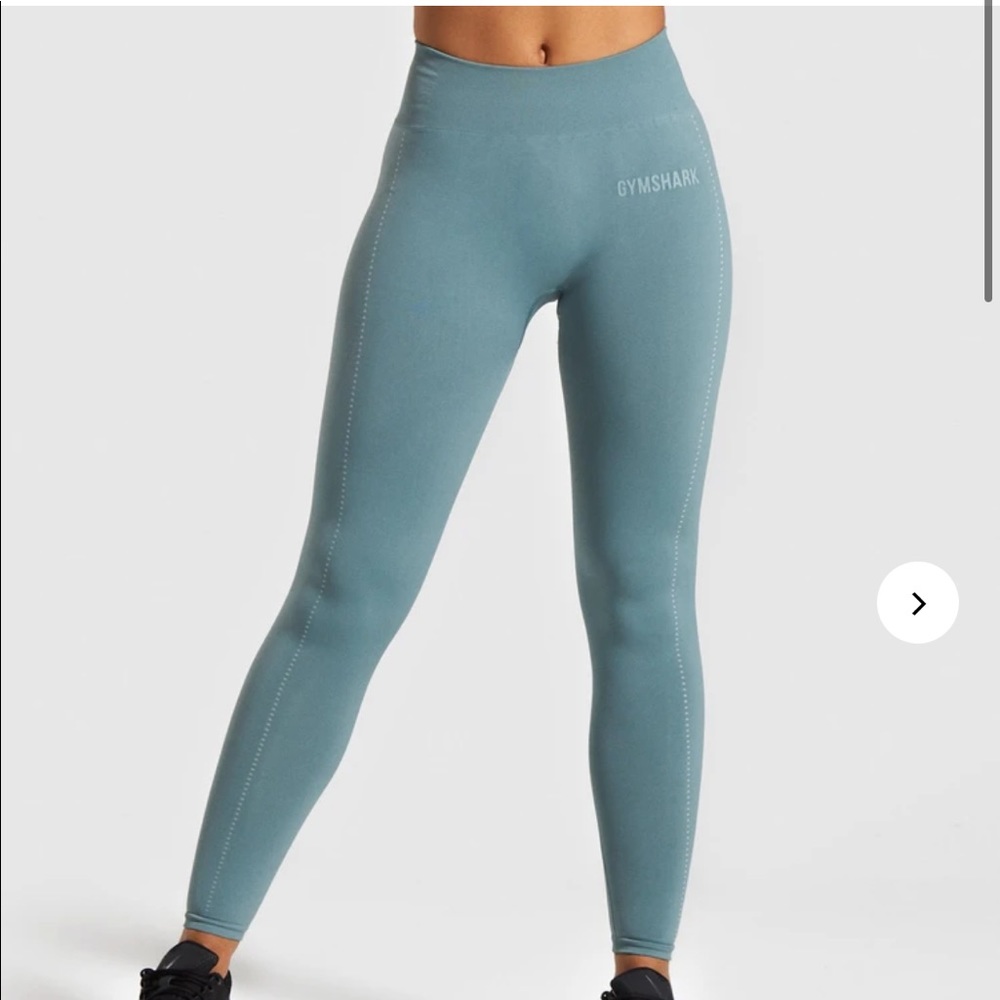 Gymshark Lightweight Seamless Tights -Turquoise